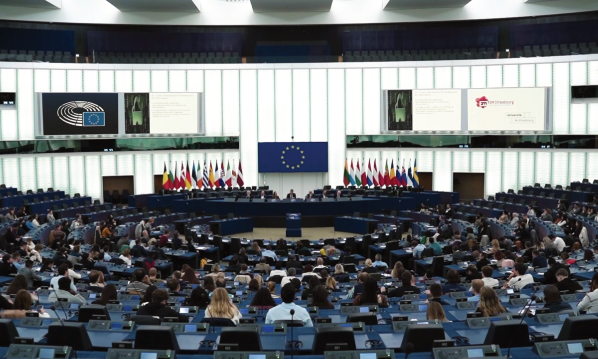 Un passage remarqué au Parlement Européen - EM Strasbourg